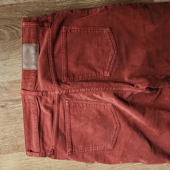 Madewell Cali-Demi boot corduroy pants front button closure size 26 - Picture 8 of 13